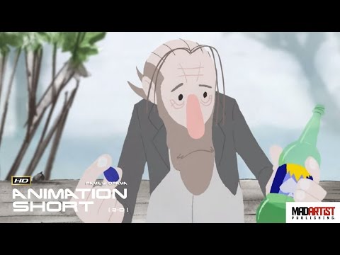 2D Animated Short Film "DRAWING INSPIRATION" Motivational Animation by Tim McCourt