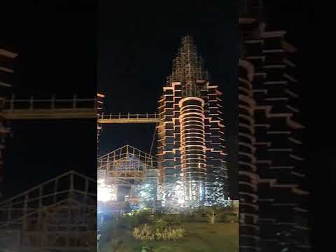 Kalyani Iti More Puja Theme |Night View😍 |Malaysia Twin Towers