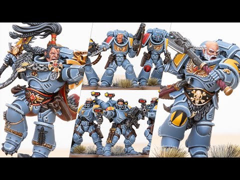 We painted a full SPACE WOLVES Army!