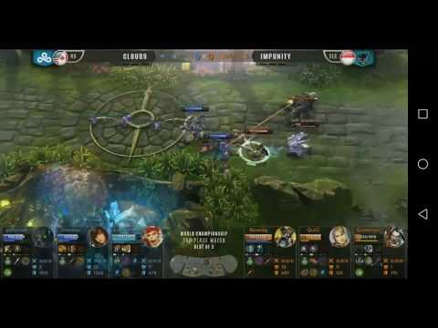 Vainglory Impunity Vs Cloud9   Final.days for.number 3 and number 4 champion in Singapore Country