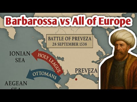 Battle of Preveza 1538: When the Christian Fleet Fell to the Ottoman Sea King!