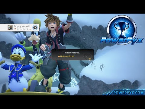 Kingdom Hearts 3 - Shield Shredder Trophy / Achievement Guide (Frozen Slider Minigame A Rank)