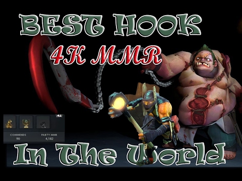 4K MMR Best Hook Pudge  In The World - Dota 2