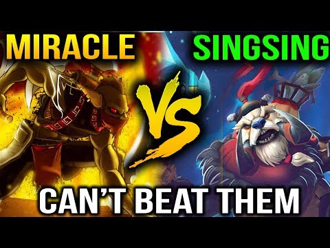 Miracle- Mindcontrol VS SingSing Gorgc They are Too Good xD Dota 2