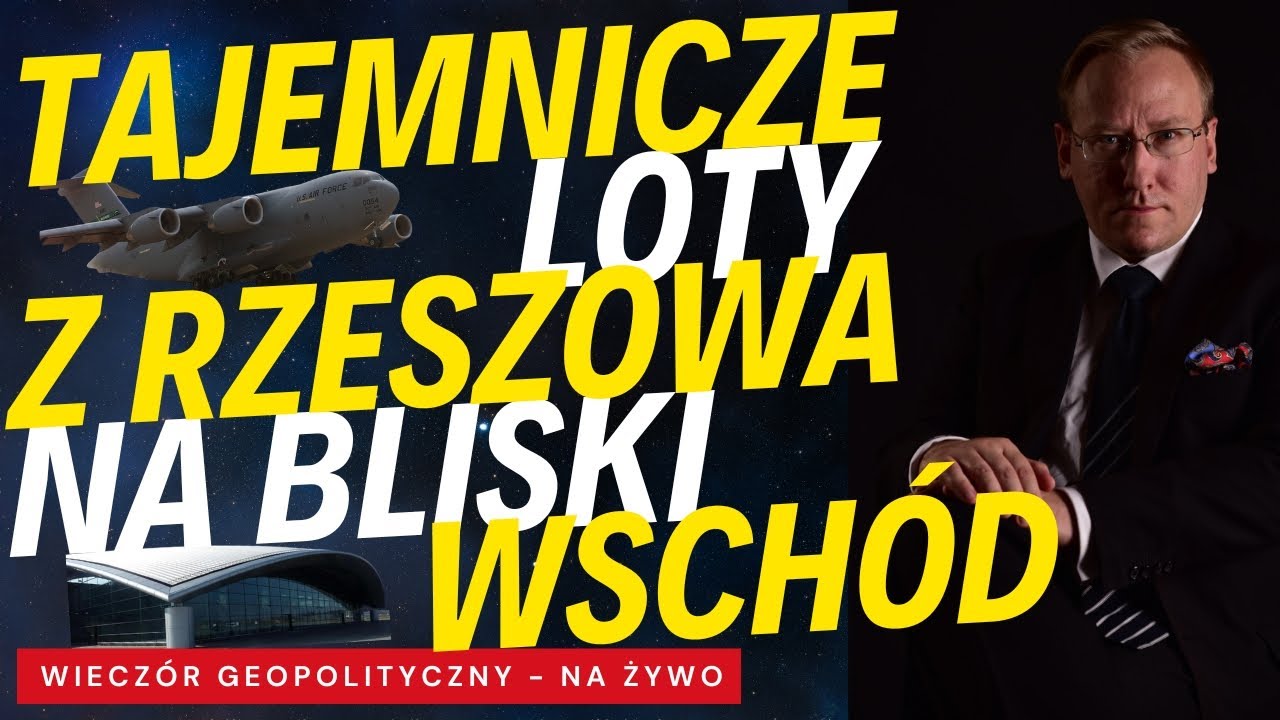 NA ŻYWO: Tajemnicze loty z Rzeszowa na Bliski Wschód