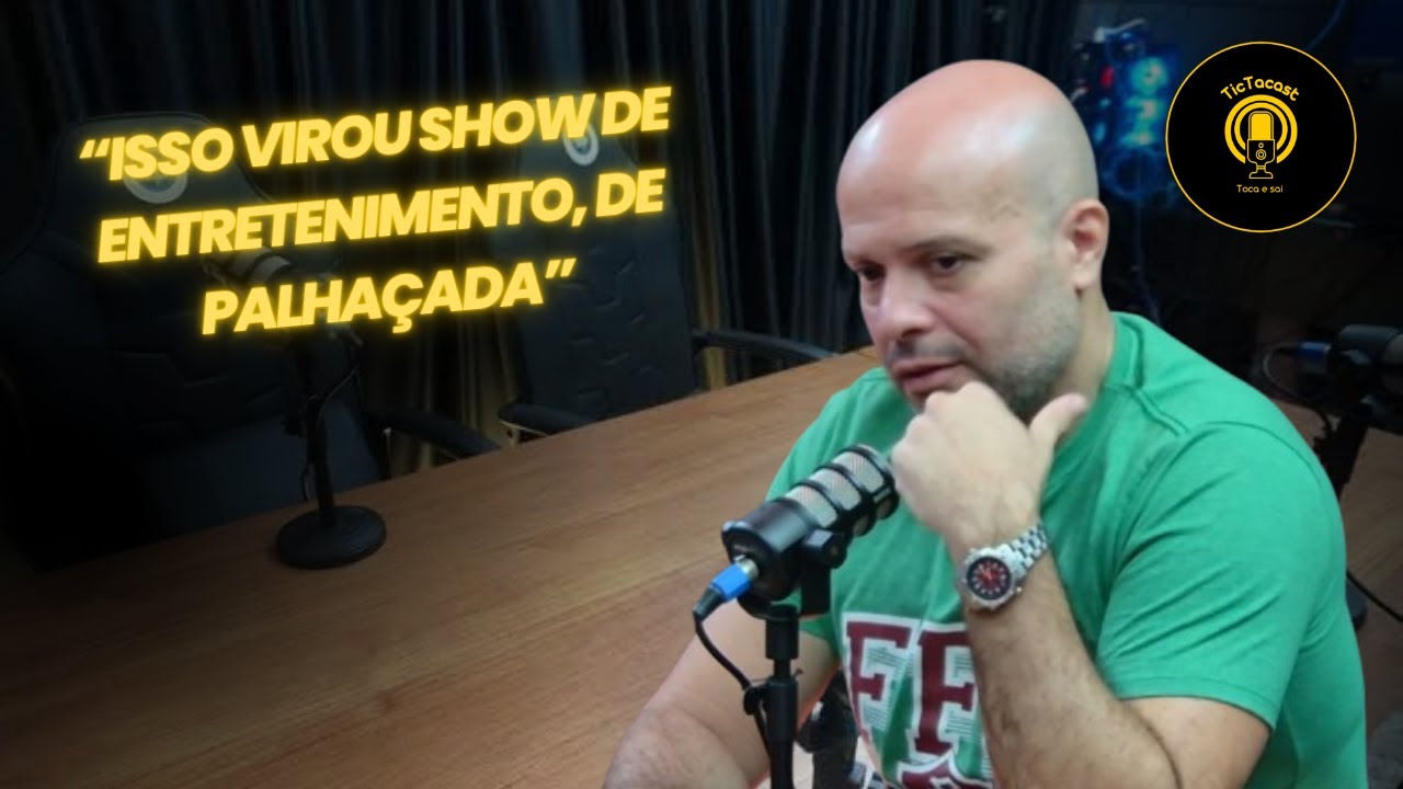 VINÍCIUS TOLEDO: "ISSO VIROU SHOW DE ENTRETENIMENTO, DE PALHAÇADA"