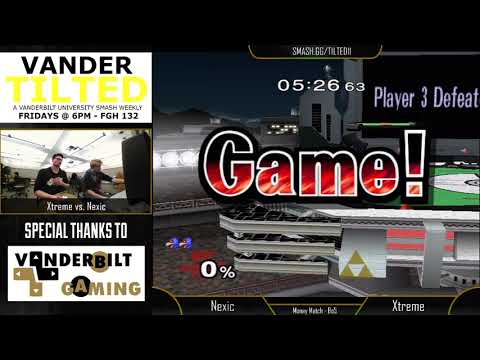 VanderTILTED #12 - Melee Singles - Nexic (Falcon) VS Xtreme (Sheik) - Money Match