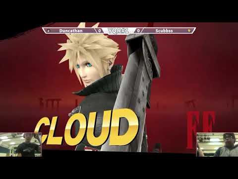 YQR#1 Smash 4 Pro - Scubbss (Cloud) vs duncathan (Bayonetta)