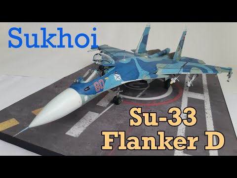 Kinetic 1:48 Sukhoi SU-33 Flanker D - Full Build