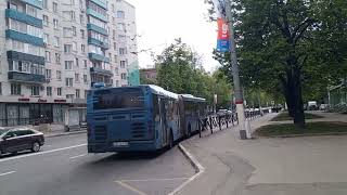 Отправление ЛиАЗ 6213.22 № Н 437А Н 250 по маршруту 3.