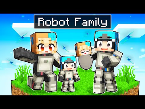 OMZ's Robot Family in Minecraft! Insane Parody!