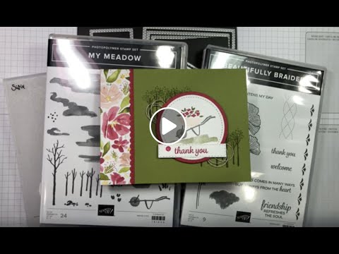 Stampin’ Up! My Meadow Thank You Card Tutorial