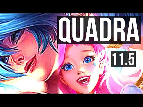 SONA vs SERAPHINE (MID) | 11/1/10, Quadra, 65% winrate, Godlike | BR Master | v11.5