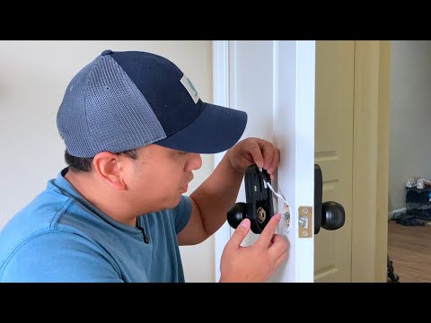 Smart Door Handle Lock with Keypad: Yamiry Fingerprint Smart Knob - Keyless Entry Digital Lock for Front Door - Deadbolt with APP - Generate Passcode Remotely - DIY Installation video review thumbnail