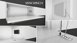 TA-1016 TA-1017 Mini Winch | Bedroom Design | Wardrobe Standard Dimensions I Wardrobe Design Ideas