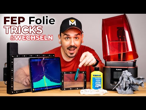 FEP FILM | Changing & Tricks: Resin 3D Printer (Instructions)