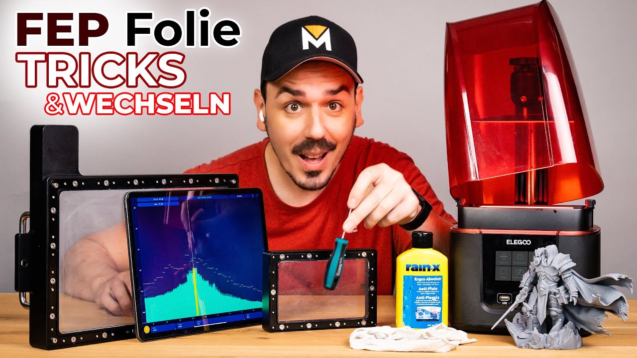 FEP FOLIE | Wechseln & Tricks: Kunstharz 3D DRUCKER (ANLEITUNG)