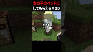 女の子に飼ってもらえるマイクラMOD #shorts