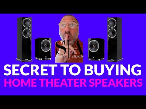 Secret to Buying Home Theater Speakers