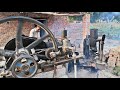 OLd Black Desi Engine Working With Chakki Atta|Kala Engine|Diesel Engine|