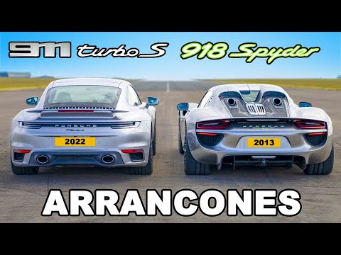 Porsche 918 Spyder vs 911 Turbo S: ARRANCONES