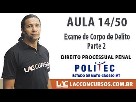 POLITEC-MT - Técnico em Necropsia 2017 - Exame de Corpo de Delito Parte 2 - 14/50