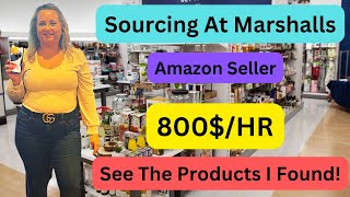 Selling On Amazon: Sourcing Trip At Marshalls. Showing You Product. Amazon FBA/FBM Retail Arbitrage.