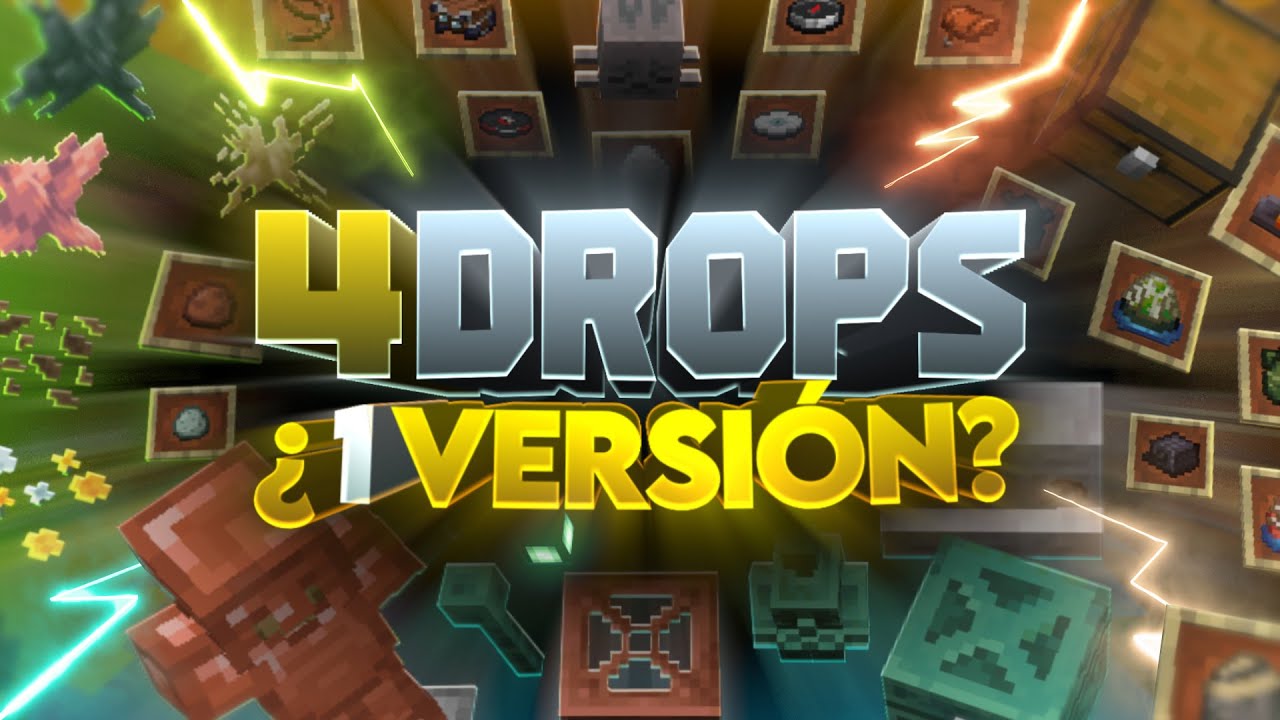 ¿Cuánto contenido son realmente 4 DROPS de MINECRAFT?