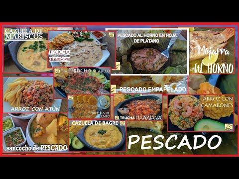 15 RECETAS COLOMBIANAS CON PESCADOS Y MARISCOS