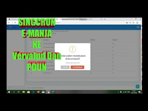 Singcron Data E-manja Ke verval Pd Dan PDUN