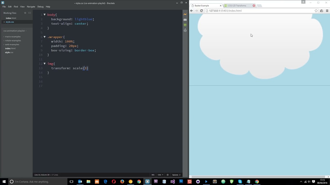 CSS Animation Tutorial   2   Transforms
