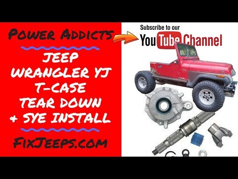 Jeep Wrangler YJ SYE - Slip yoke Eliminator Install #slipyokeeliminator