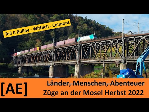 5000 ton trains in autumn on the Moselle - Part II | Alex E