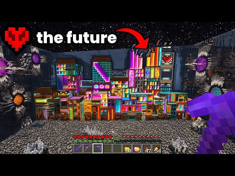 I Spent 300 Hours Building the Future in Minecraft Hardcore