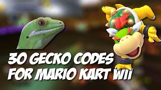 Mario Kart Wii - 30 Useful Gecko Codes for Dolphin Emulator