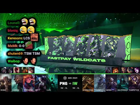 PNG vs IW | 2021 MSI Groups Day 5 | Twitch VOD with Chat