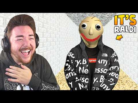 PLAYING THE RALDI MOD... (Baldi's Basics is Back)