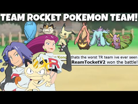 Using a FULL TEAM ROCKET POKEMON TEAM in Pokemon Scarlet and Violet!