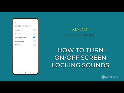 How to Turn on/off Screen locking sounds - Xiaomi [Android 11 - MIUI 12]