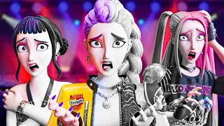 RUMI, MIRA & ZOEY BUT THE COLORS ARE MISSING! KPop Demon Hunters Animation