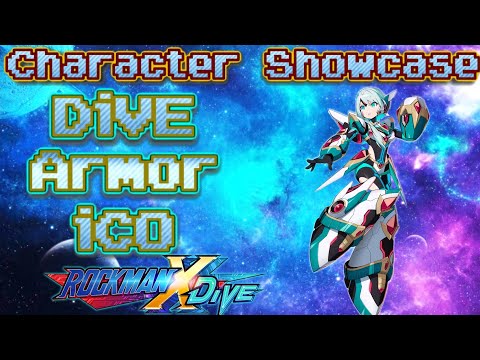 Mega Man X DiVE - DiVE Armor iCO - Character Showcase