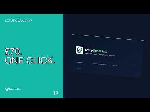 SetupClaw Desktop App — OpenClaw in One Click