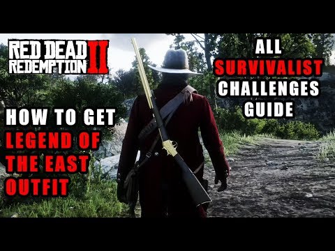 Red Dead Redemption 2 - How to Get Legend of the East Outfit - 9/9 All Survivalist Challenges Guide