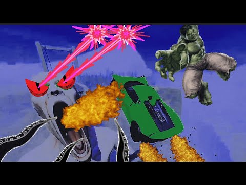 Escape From The Shy Guy (SCP-096) | Car vs Open Bridge | Crashes Beamng Drive