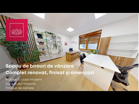 Spatiu de birouri - Bd.Victoriei, complet renovat, finisat si amenajat — Video