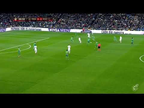 Marcelo goal vs real sociedad | Real madrid 1st goal vs Real sociedad
