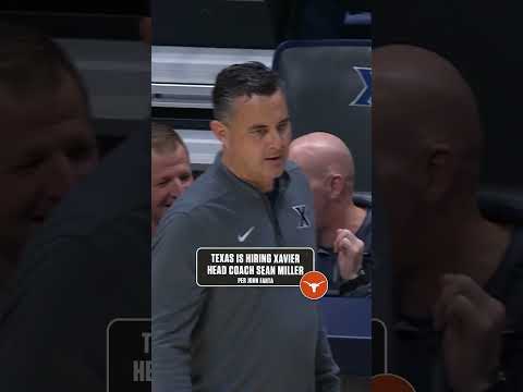 Texas hires Sean Miller as their next head coach 🙌 #texas #longhorns #basketball #seanmiller