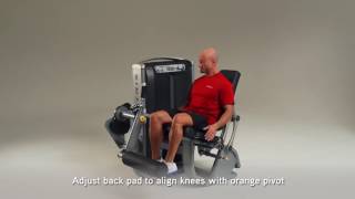 8 Matrix Fitness Ultra Leg Extension Setup & Movements
