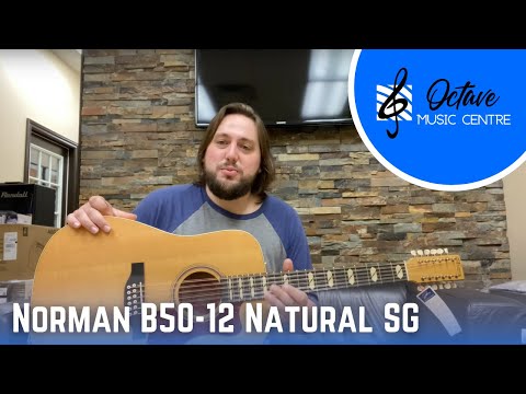 THIS 12 STRING IS FLAMED MAPLE: Norman B50-12 Natural Semi Gloss - Product Showcase!
