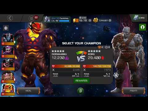 MCOC How to defeat Korg from Variant 2! Unique fight, nobody try this till now!